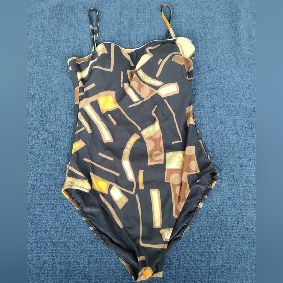 Gottex Women Printed Swimsuit Multicolor Size 12 - Picture 1 of 7